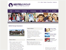 Tablet Screenshot of keitelgroup.com